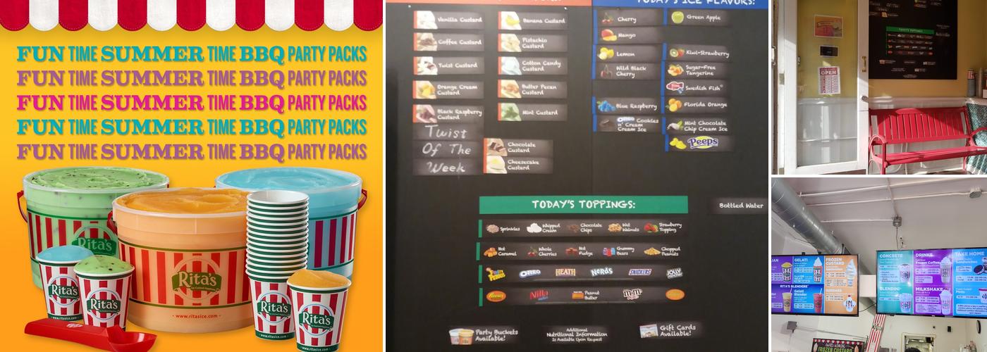 Rita's Italian Ice & Frozen Custard Menu