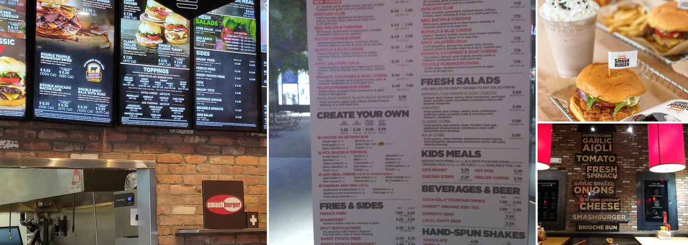Smashburger Menu