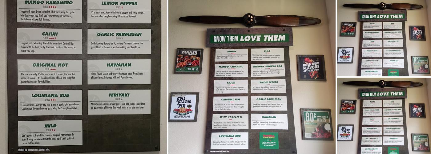 Wingstop Menu