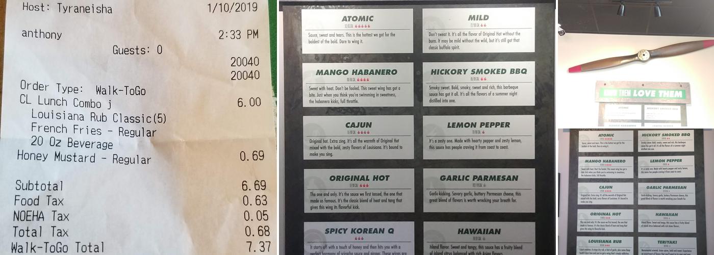 Wingstop Menu