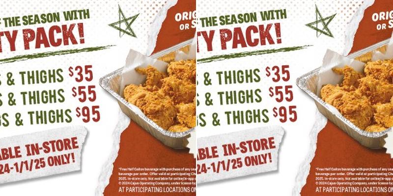 Church's Texas Chicken Menu