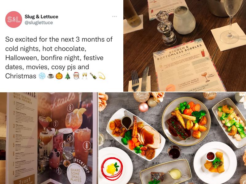 Slug & Lettuce - Stockton Heath Menu