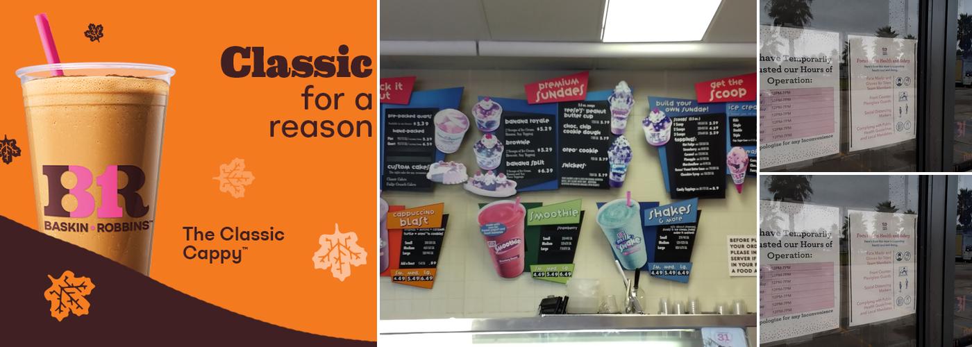 Baskin-Robbins Menu