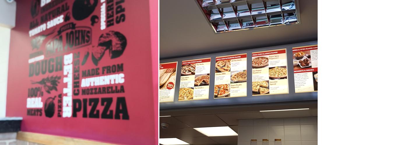 Papa Johns Pizza Menu