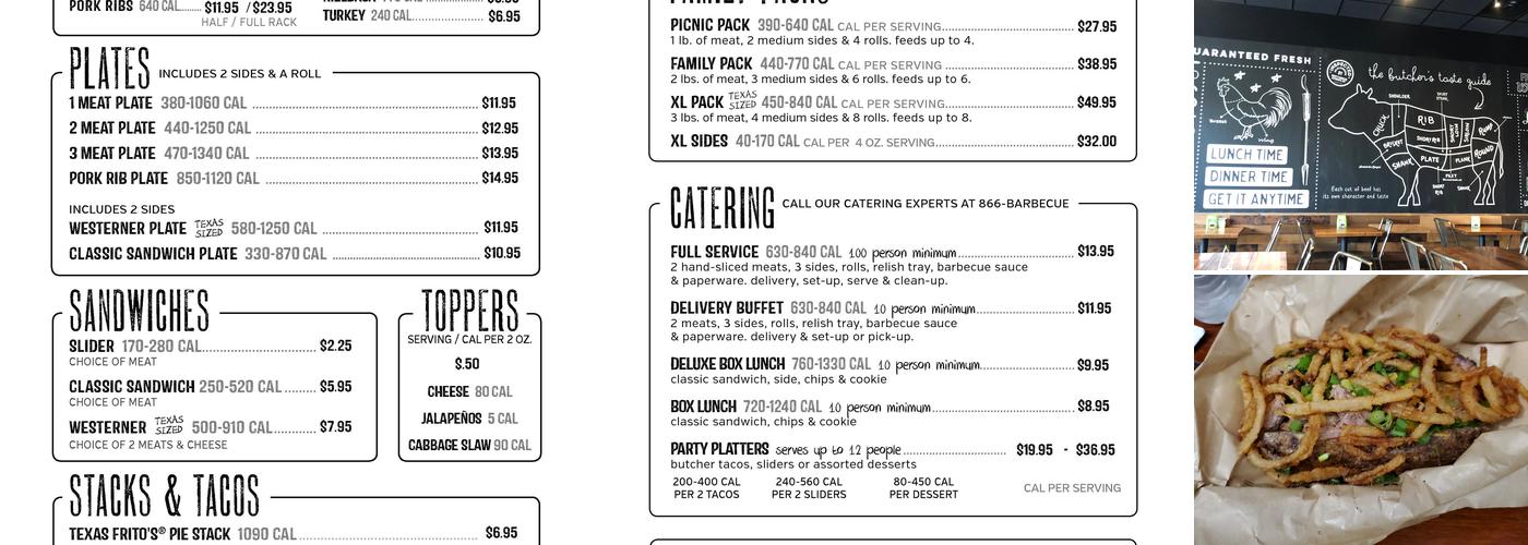 Dickey's Barbecue Pit Menu