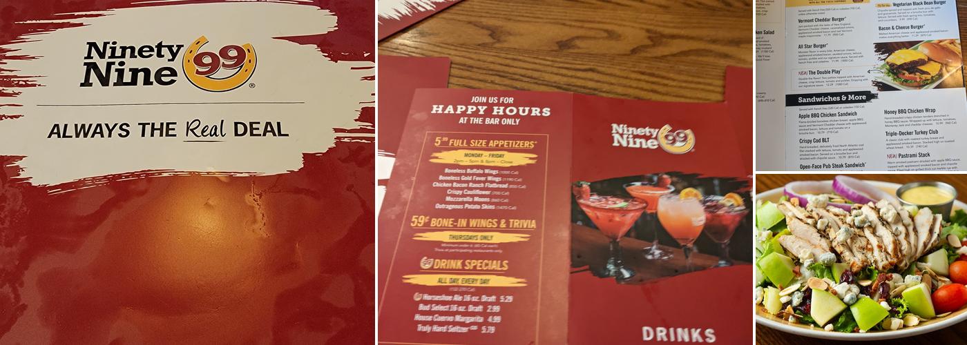 99 Restaurants Menu