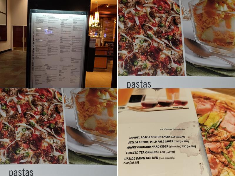 California Pizza Kitchen at Foxwoods Casino Menu
