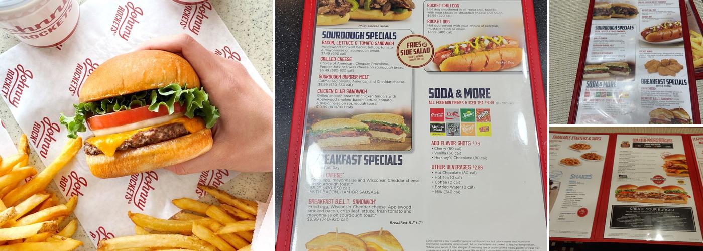 Johnny Rockets Menu