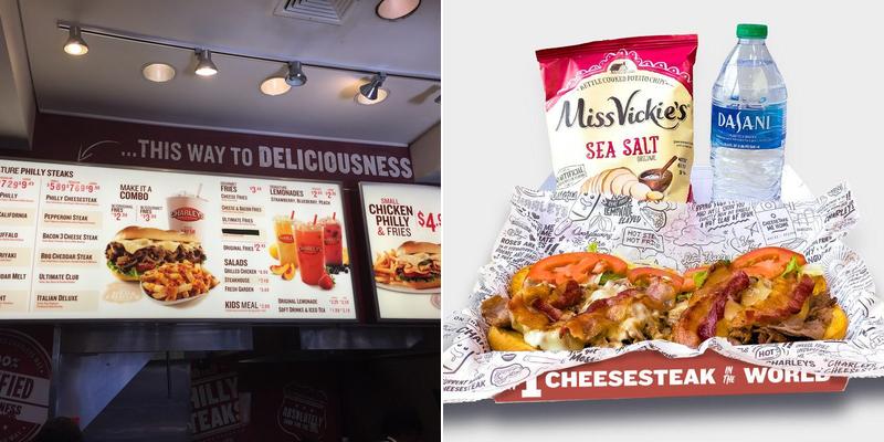 Charleys Cheesesteaks Menu