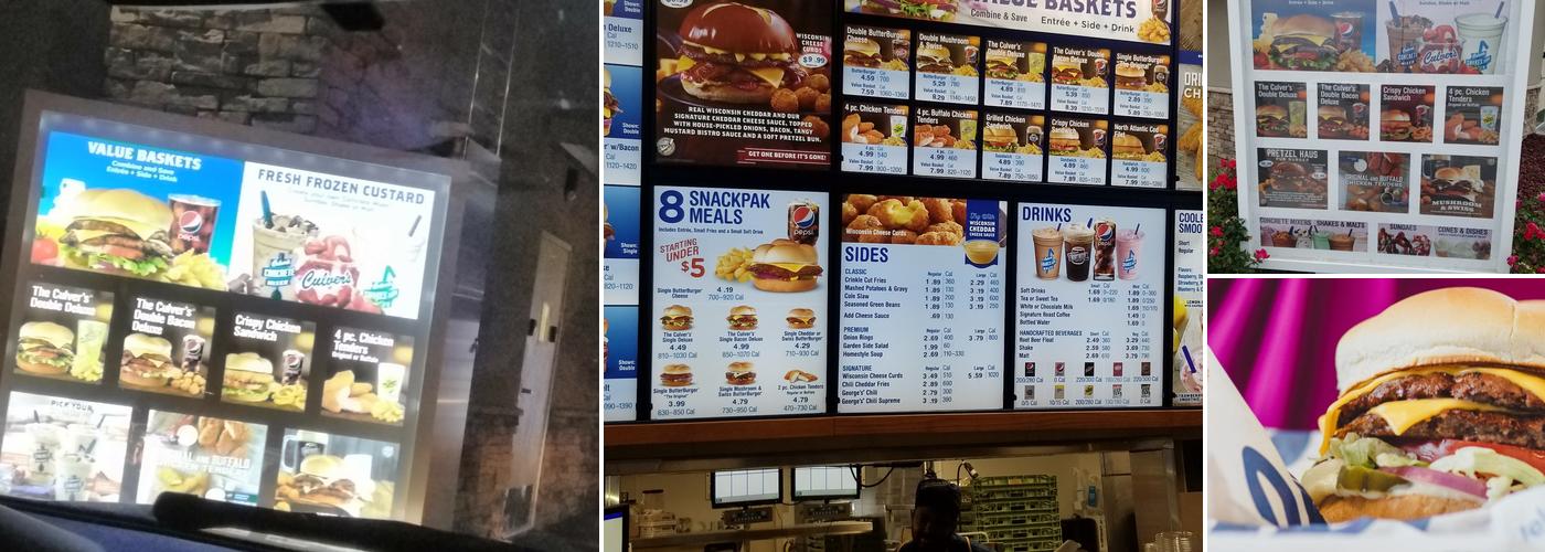 Culver’s Menu