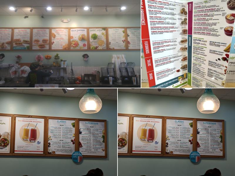 Tropical Smoothie Cafe Menu