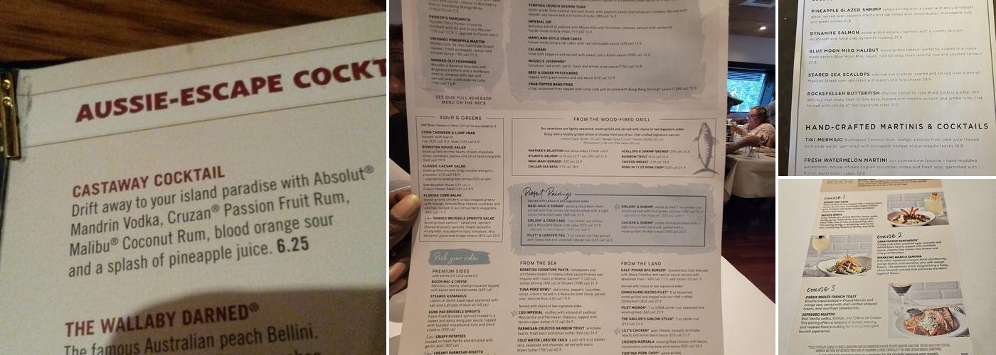 Bonefish Grill Menu