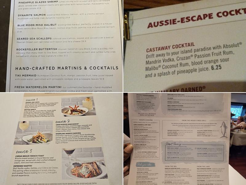 Bonefish Grill Menu