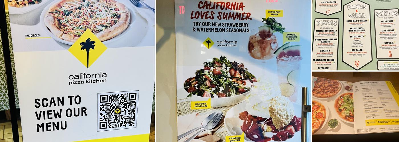 California Pizza Kitchen at King of Prussia Menu