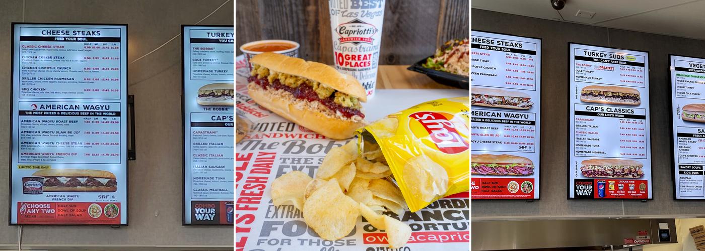 Capriotti's Sandwich Shop Menu