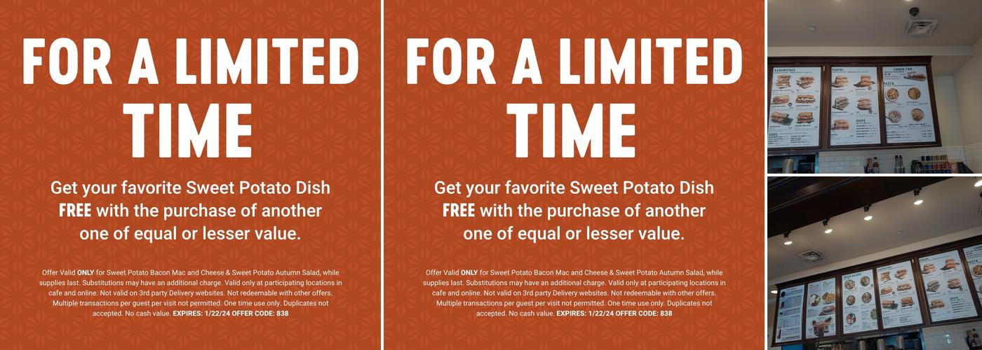 Corner Bakery Menu