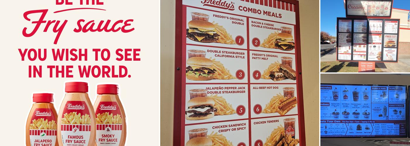 Freddy's Frozen Custard & Steakburgers Menu
