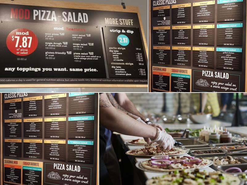 MOD Pizza Menu