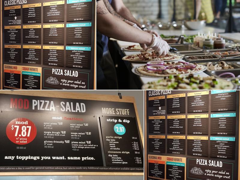 MOD Pizza Menu
