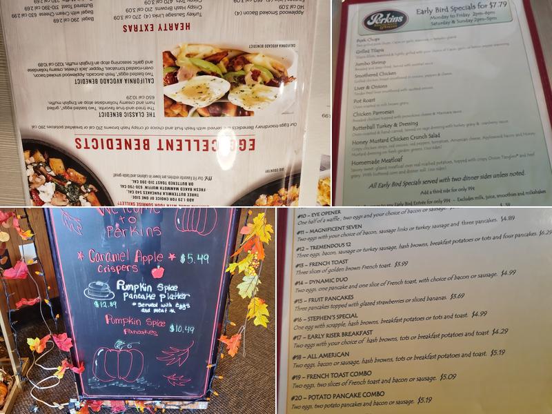Perkins American Food Co. Menu