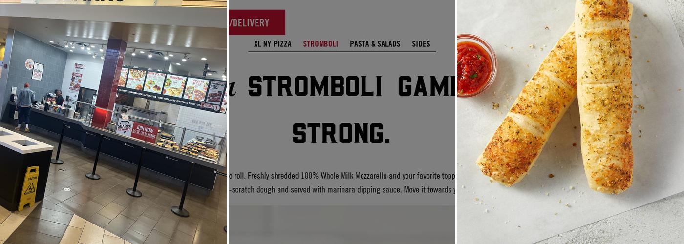Sbarro Menu