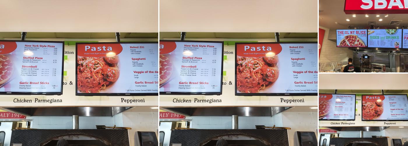 Sbarro Menu