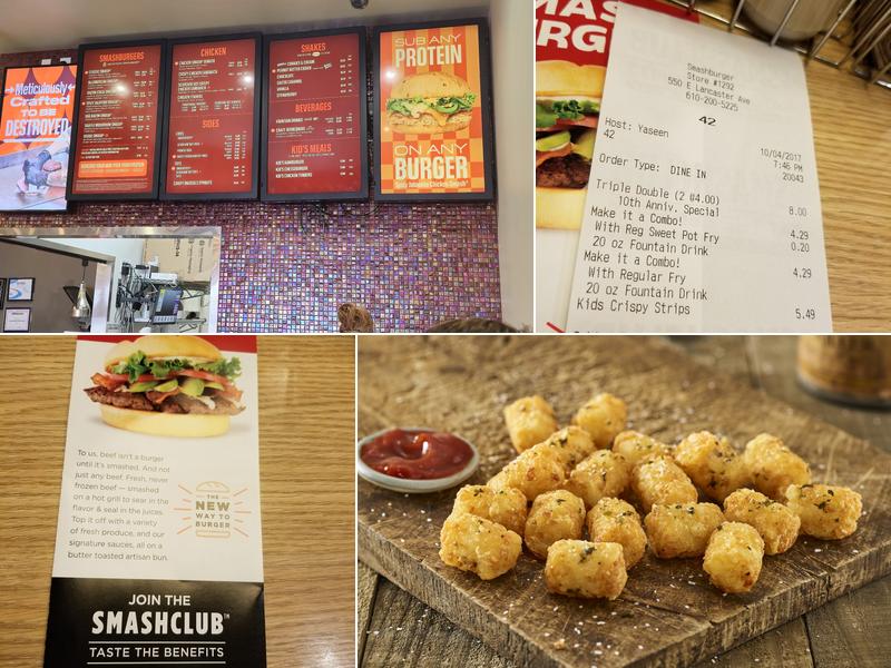 Smashburger Menu