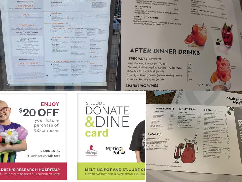 The Melting Pot Menu