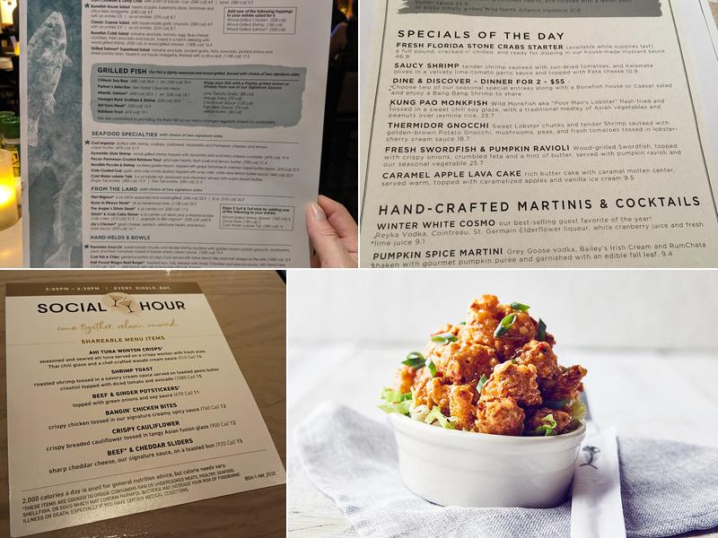Bonefish Grill Menu