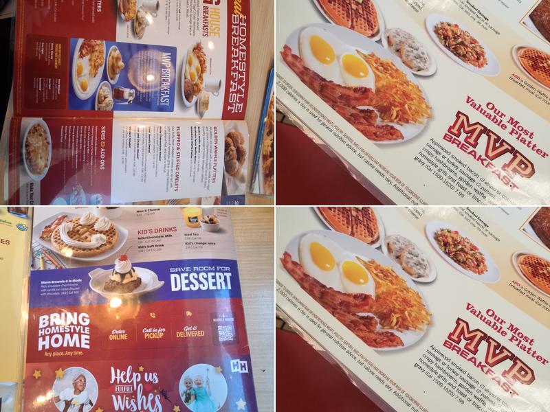 Huddle House Menu