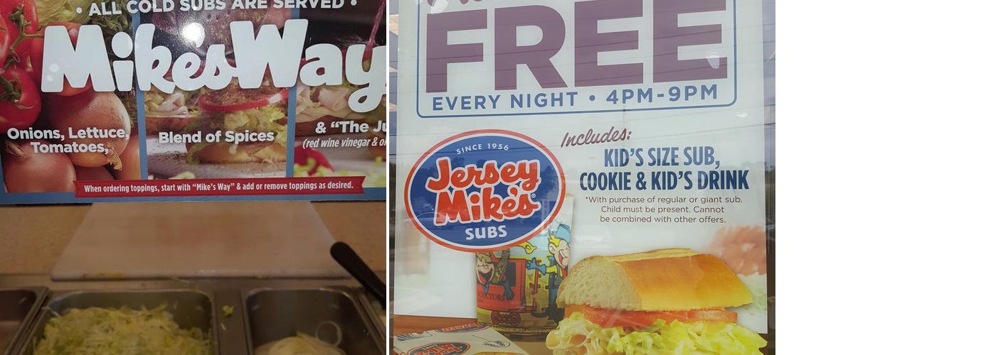 Jersey Mike's Subs Menu