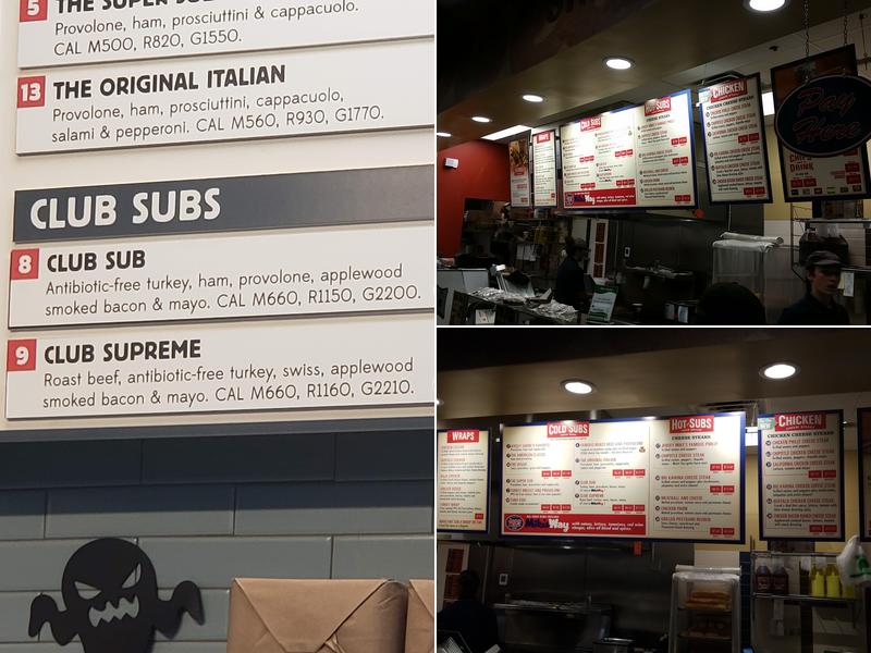 Jersey Mike's Subs Menu
