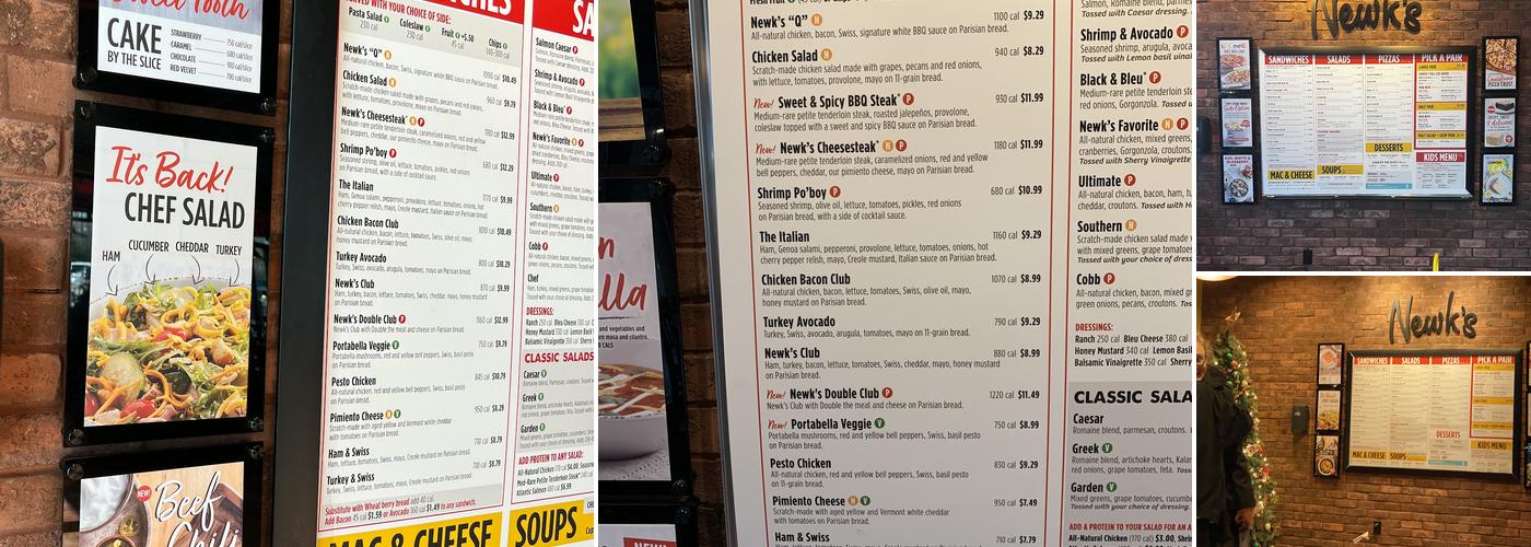 Newk's Eatery Menu