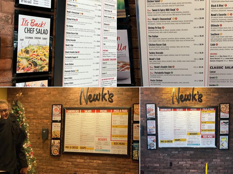 Newk's Eatery Menu
