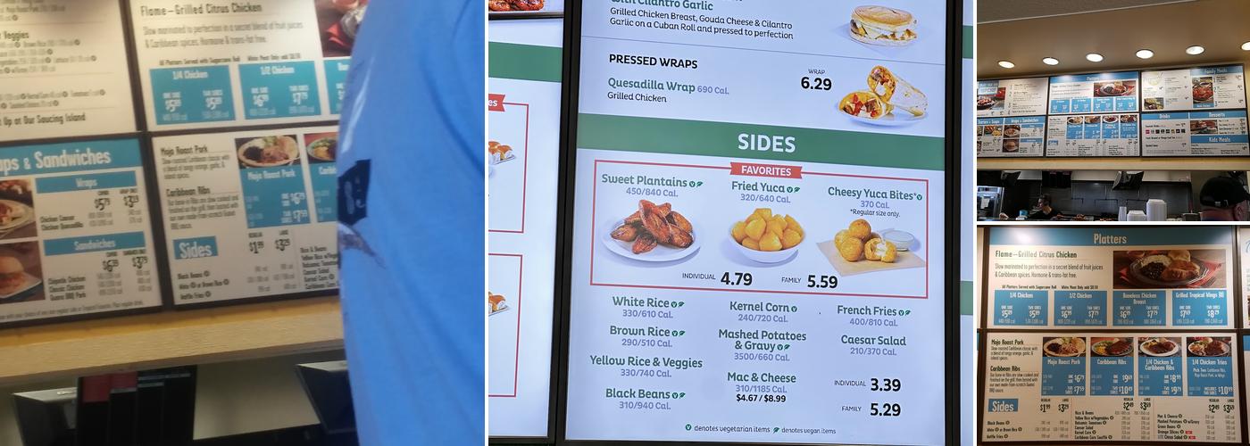 Pollo Tropical Menu