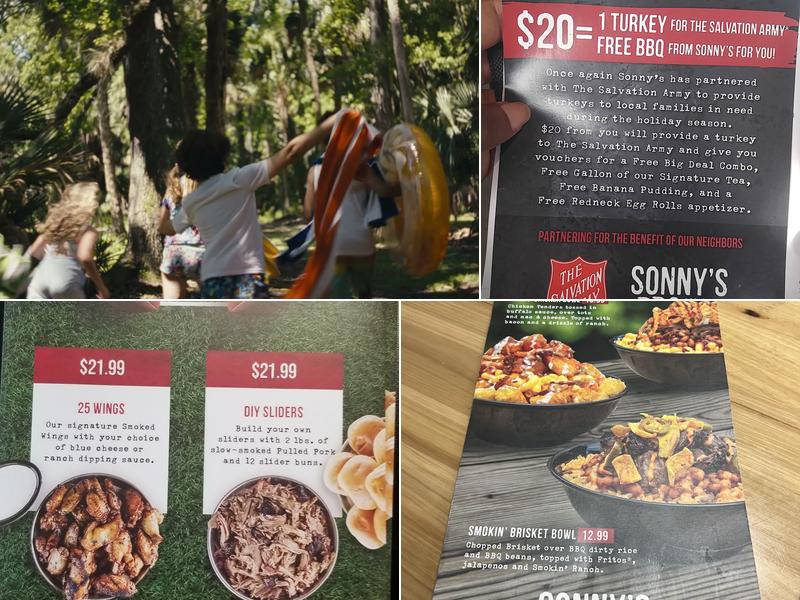 Sonny's BBQ Menu