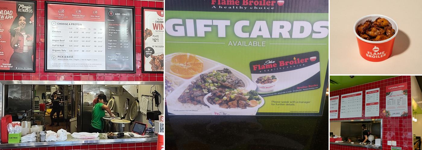 Flame Broiler Menu