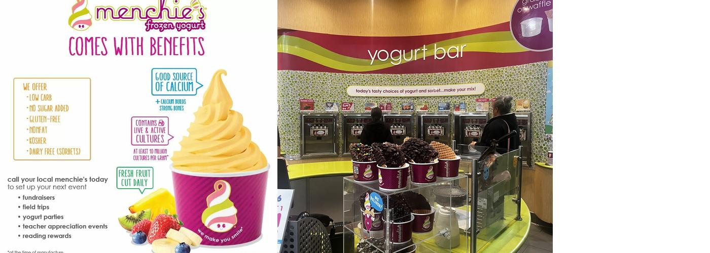 Menchie's Frozen Yogurt Menu