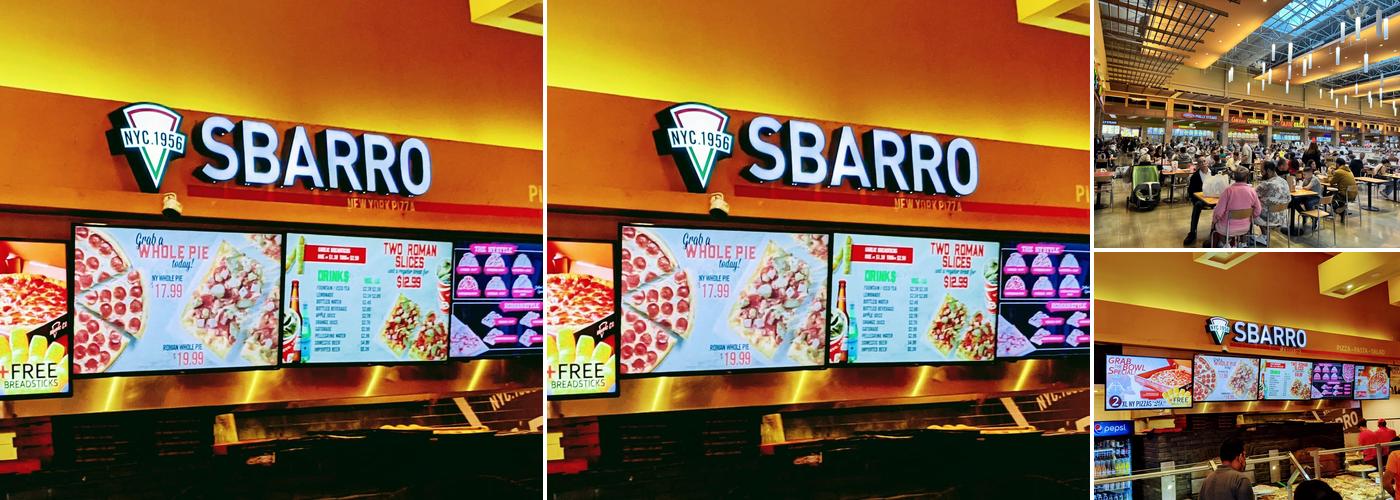Sbarro Menu