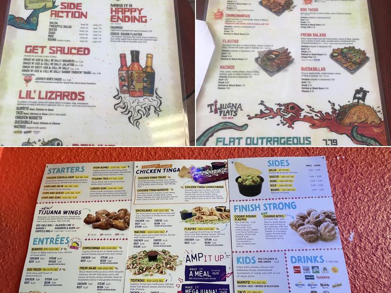 Tijuana Flats Menu