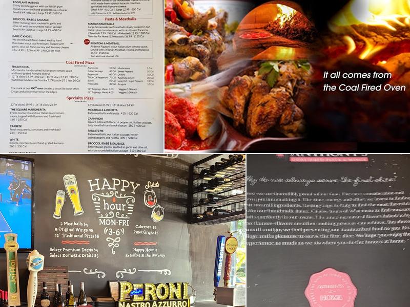 Anthony's Coal Fired Pizza & Wings Menu