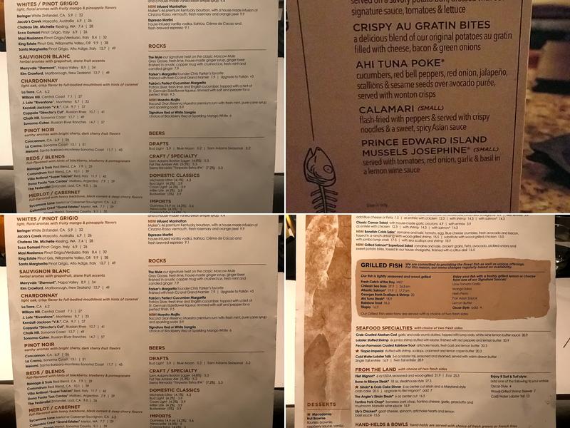 Bonefish Grill Menu