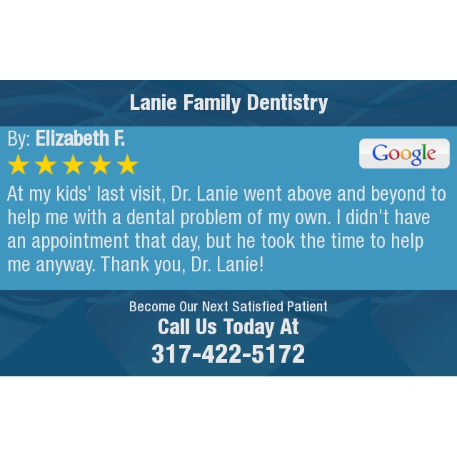 Lanie Family Dentistry: Joel A. Lanie, DDS 50 S, IN-135, Bargersville Indiana 46106
