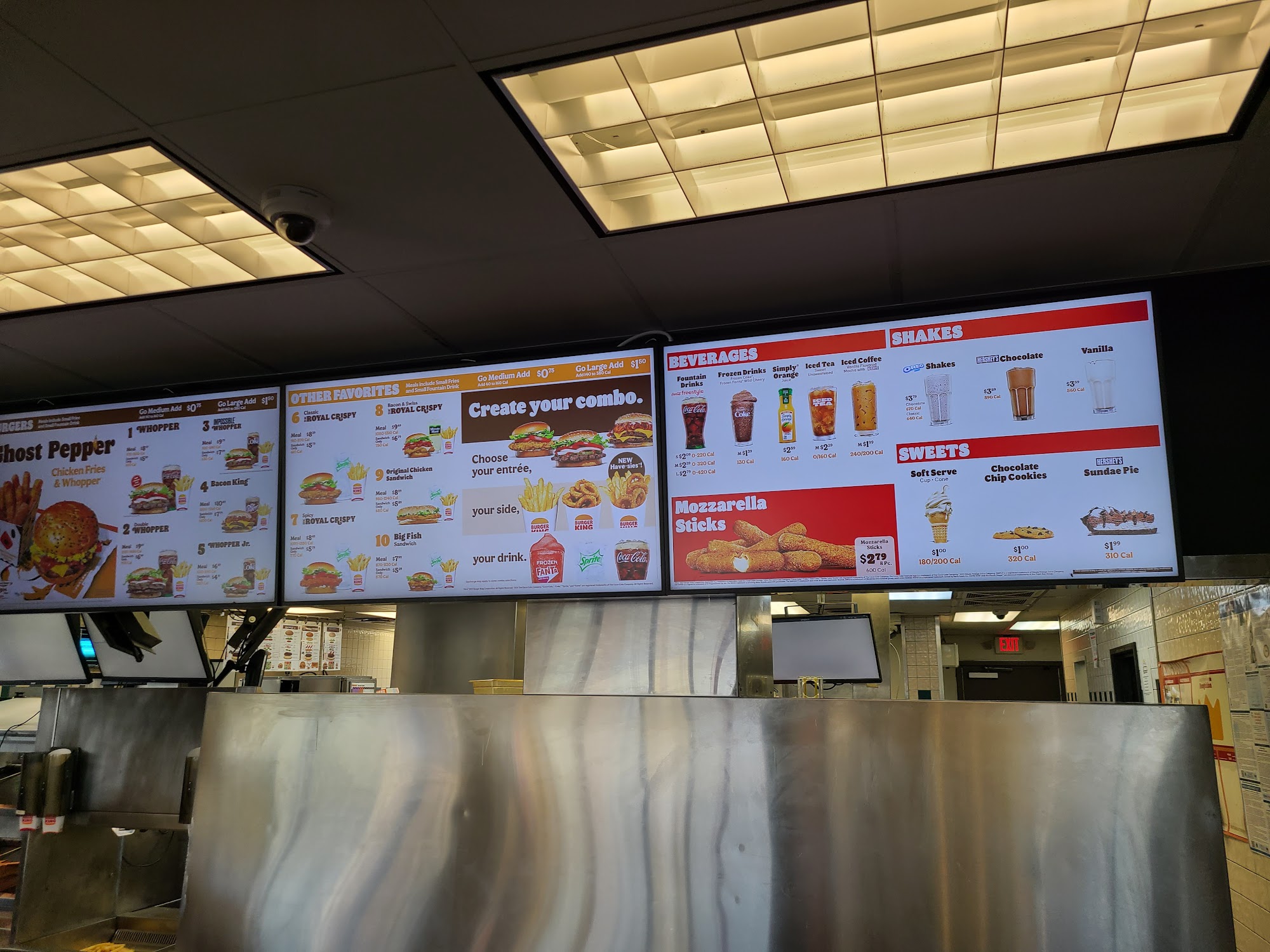 Burger King Menu