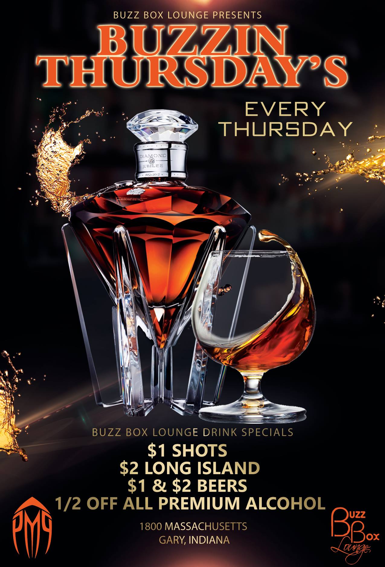 Buzz Box Lounge Menu