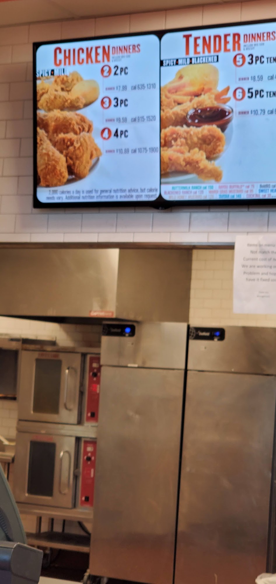 Popeyes Louisiana Kitchen Menu