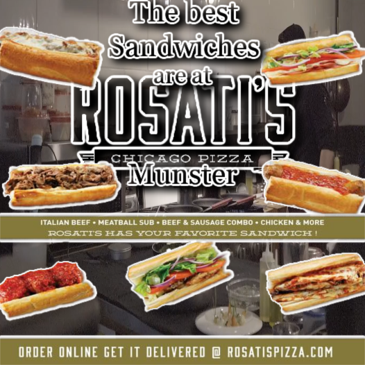 Rosati's Pizza Menu