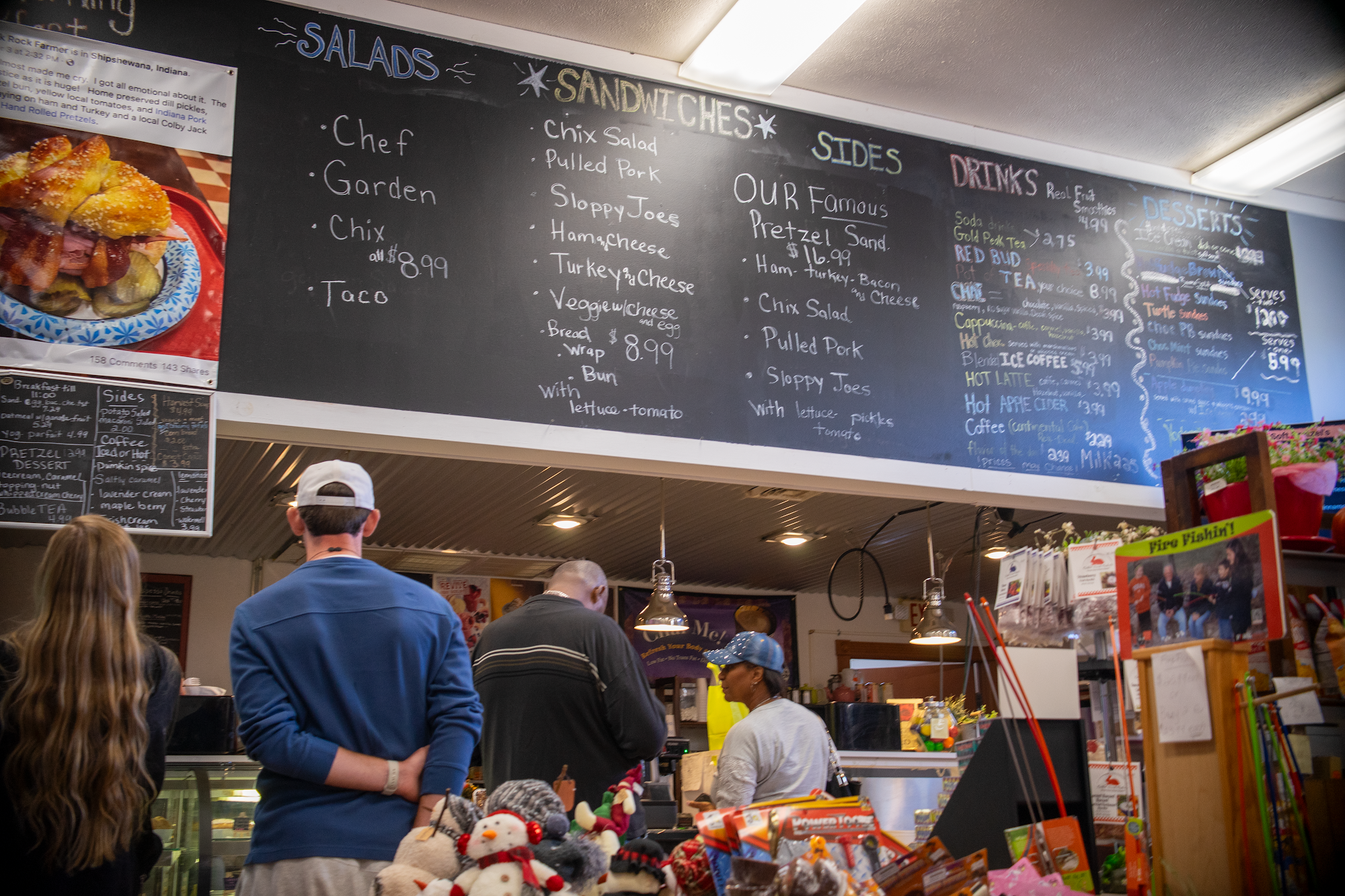 Yoder's Hand-Rolled Pretzels Menu