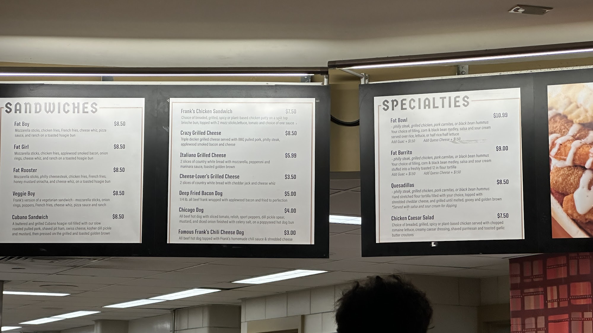 Cary Knight Spot Grill Menu