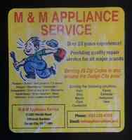 M & M APPLIANCE SERVICE INC.